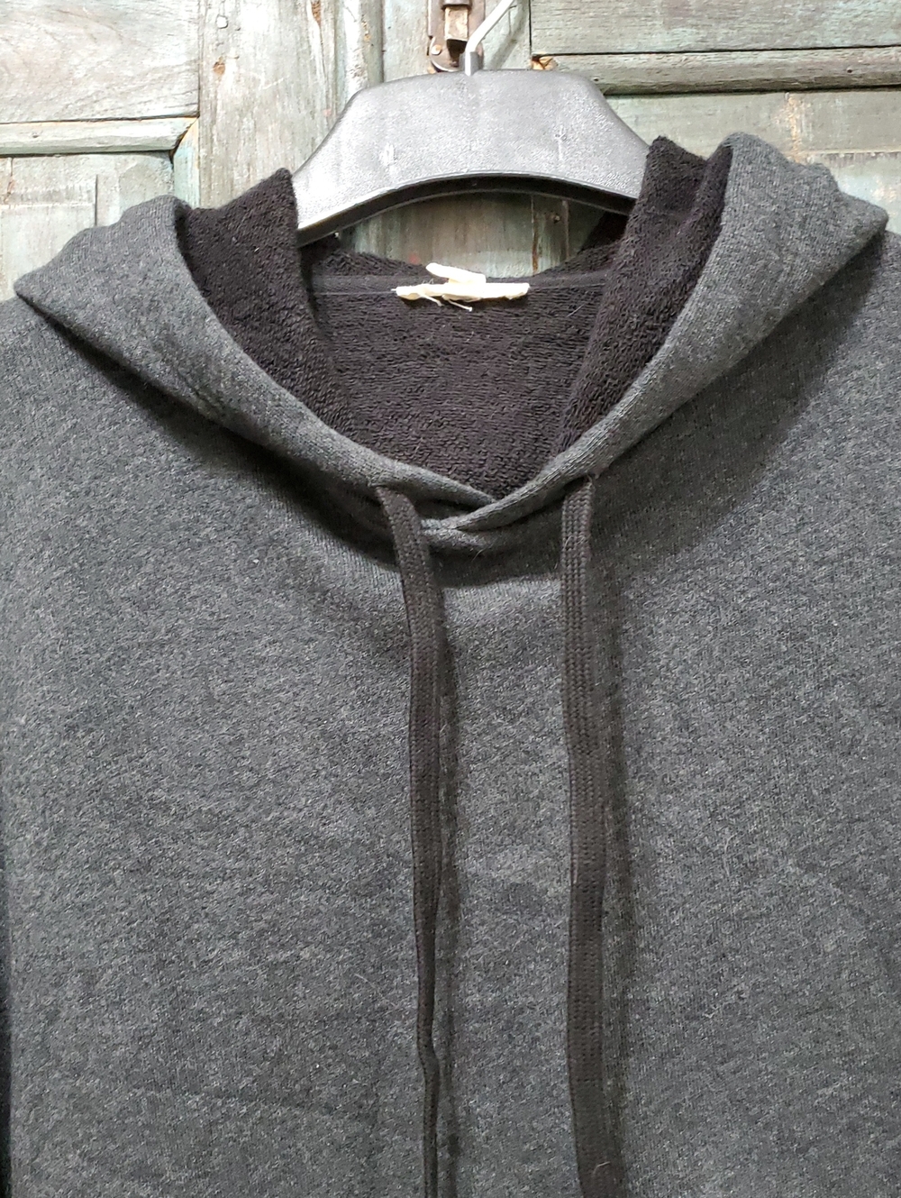Eileen Fisher Organic Cotton French Terry Hooded Top, Size Medium,  NWOT - Picture 6 of 11
